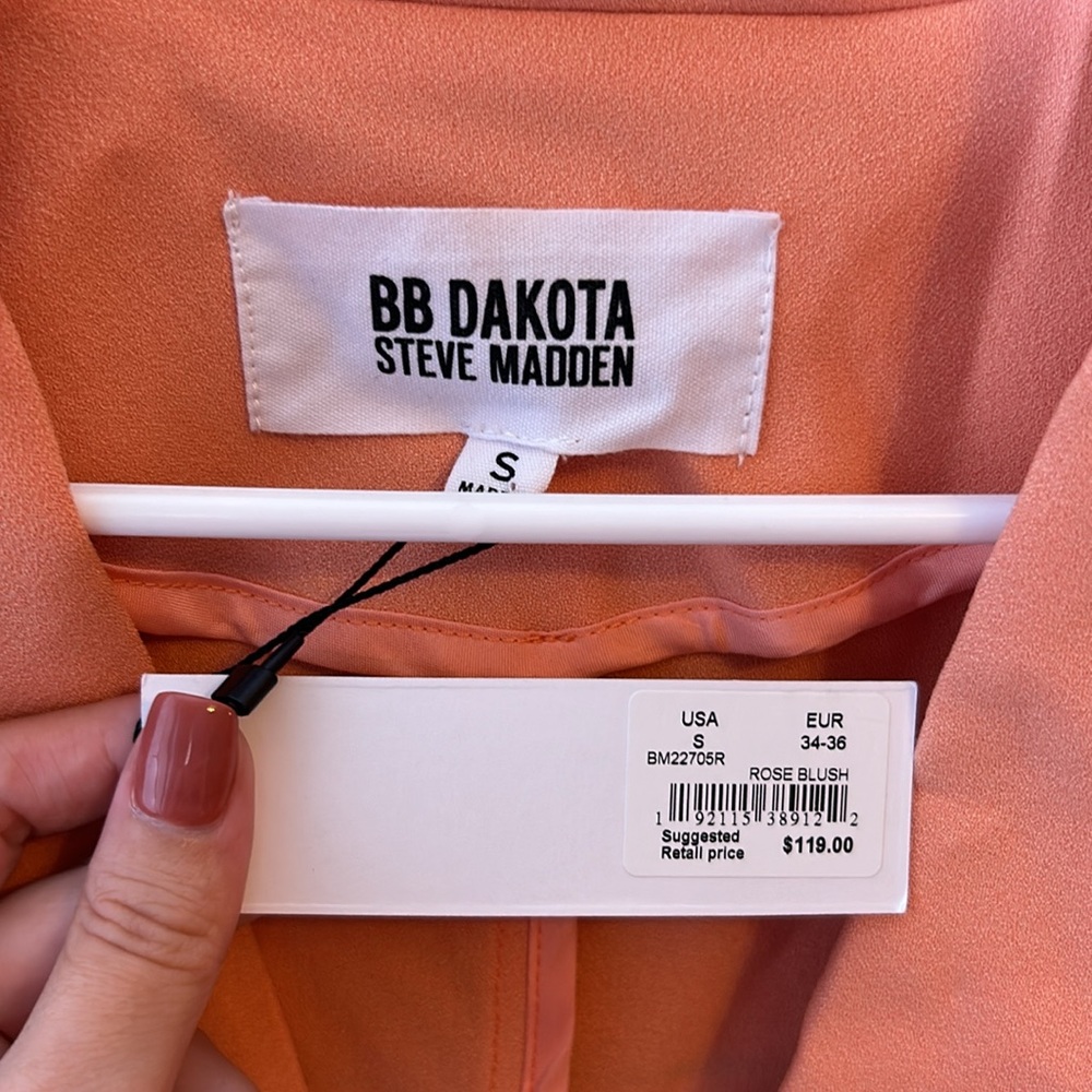 BB Dakota by Steve Madden Peach/Pink Small NWT MSRP $118 - Picture 2 of 13